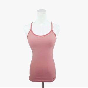 Nike Dri-FIT Pink and Orange Racerback Athletic Tank Top XS